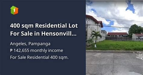 Lot Hensonville Angeles City For Sale .